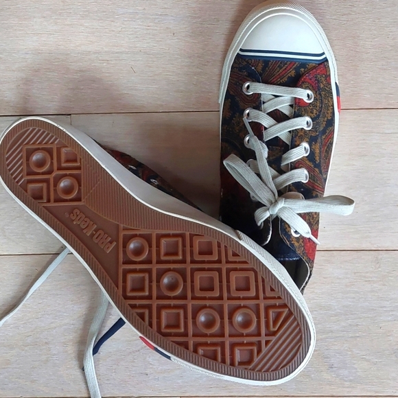 NwOB Men's paisley Pro-keds sneaker size 9M - Picture 2 of 4